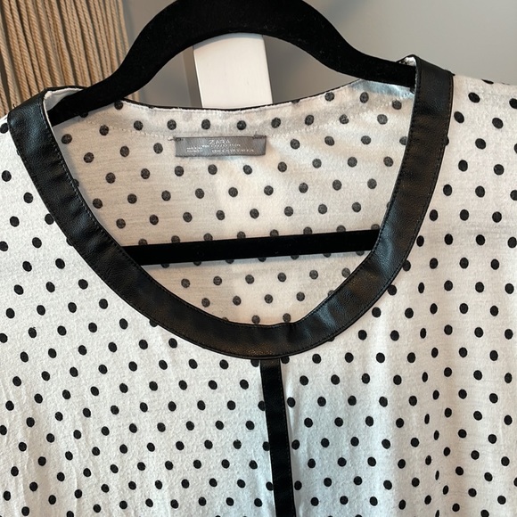 Zara Polka Dot Top, Size S - Picture 7 of 7